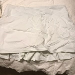 LULULEMON tennis skirt white